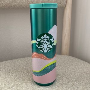 Starbucks collectible stainless steel travel tumbler 16fl oz